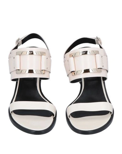 Roger Vivier Sandals In White