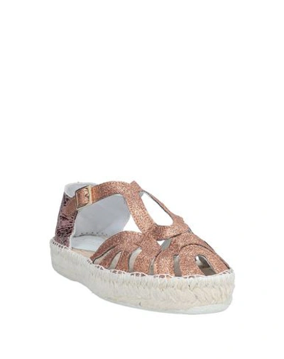 Shop Lagoa Espadrilles In Copper