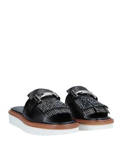 Tod's Sandals In Black