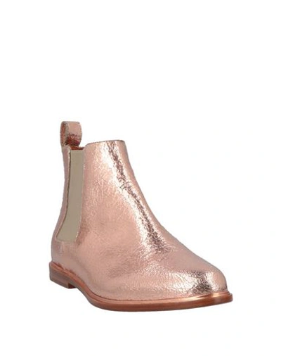 Shop Veronique Branquinho Ankle Boot In Copper