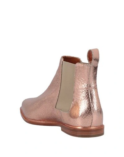 Shop Veronique Branquinho Ankle Boot In Copper