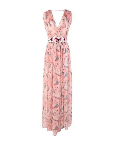 Elisabetta Franchi Long Dress In Pink | ModeSens