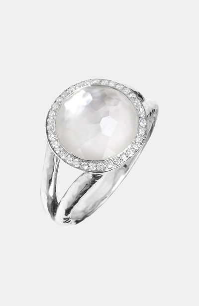 Shop Ippolita 'stella - Rock Candy' Cocktail Ring In Silver/ White Mother Of Pearl
