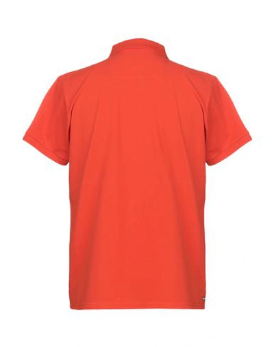 Shop Weekend Offender Polo Shirt In Orange