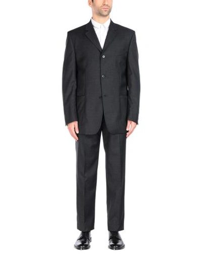 Shop Anderson Suits In Steel Grey
