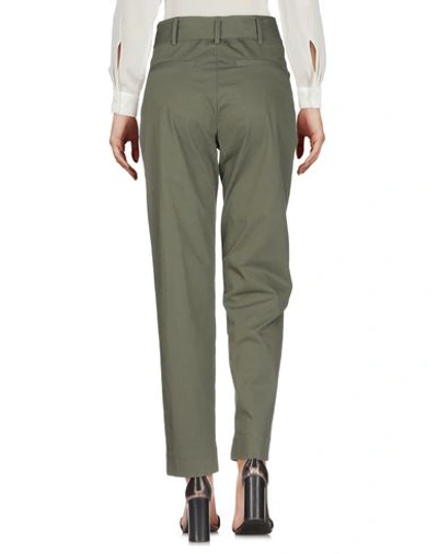 Shop Aglini Pants In Military Green