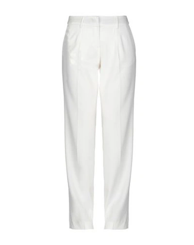 Shop Entre Amis Casual Pants In White