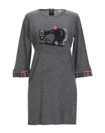 Shop Braccialini Short Dress In Grey