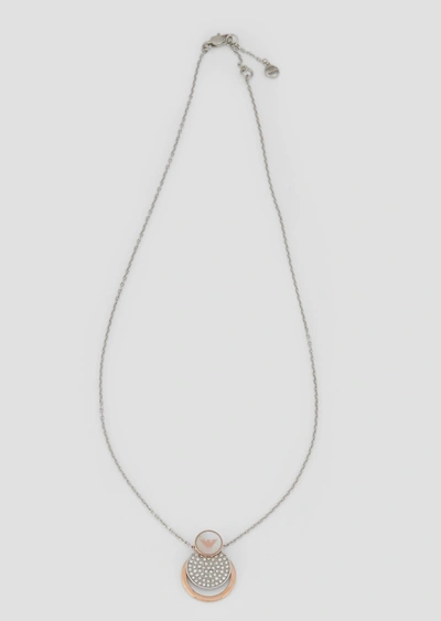 Shop Emporio Armani Necklaces - Item 50220471 In Silver