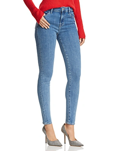 Shop J Brand Maria High-rise Skinny Jeans In Lightyear