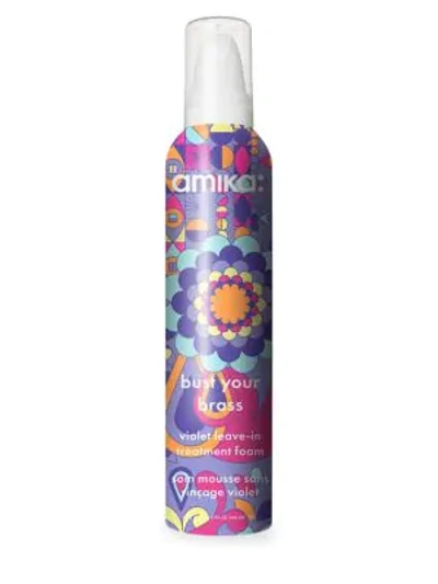 Shop Amika Bust Your Brass Blonde Violet Leave-in Treatment Foam