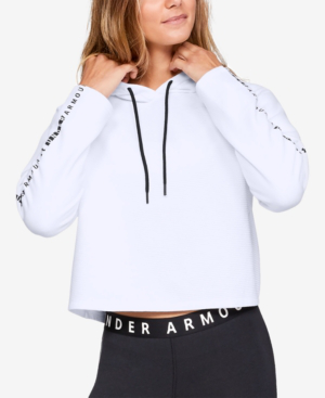 under armour crop hoodie
