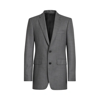 Shop Burberry Classic Fit Sharkskin Wool Suit
