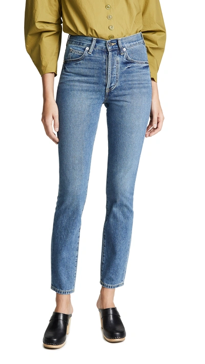 Shop Eve Denim The Silver Bullet Jeans In Silverlake