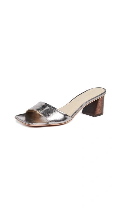 Shop Mari Giudicelli Carmen Sandals In Steel