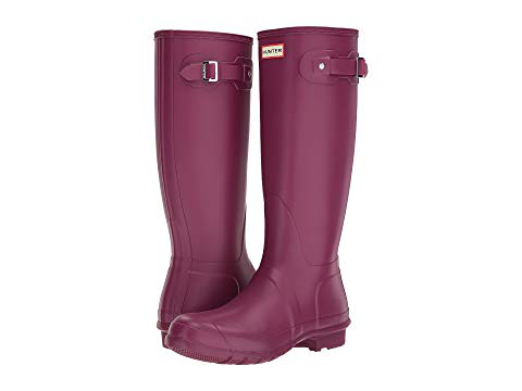 hunter rain boots violet