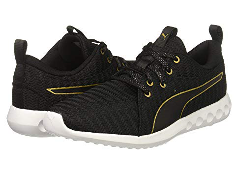 black gold puma shoes