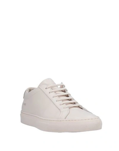 Shop Common Projects Sneakers In Beige