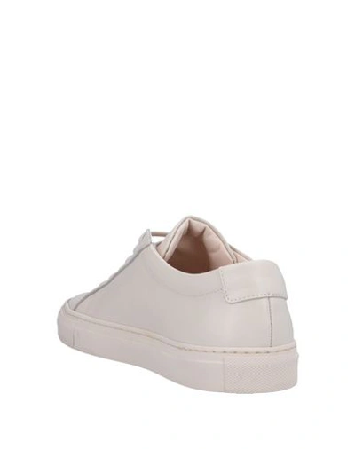 Shop Common Projects Sneakers In Beige