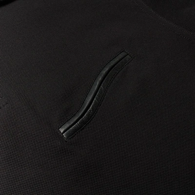 Shop Saint Laurent Western Pocket Polo In Black