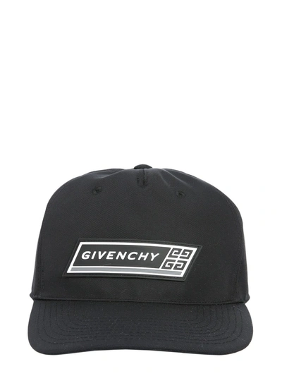 Shop Givenchy 4g Patch Cap In Black