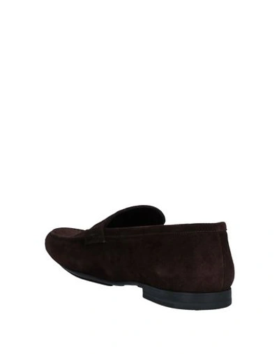 Shop Campanile Loafers In Dark Brown