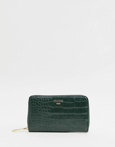 Dune Zip Around Croc Purse Green ModeSens