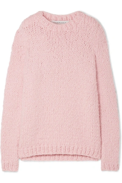 Shop Gabriela Hearst Kimber Cashmere Sweater In Baby Pink