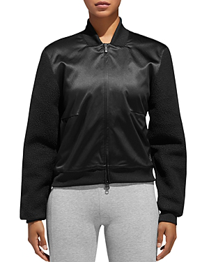 adidas originals fleece bomber jacket