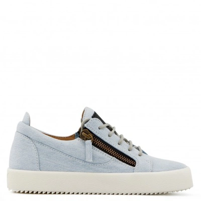 Shop Giuseppe Zanotti Blue Frankie