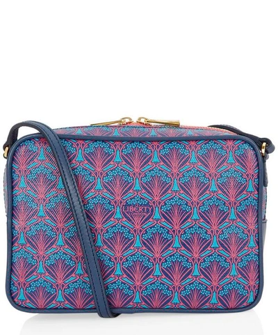 Shop Liberty London Maddox Iphis Canvas Cross-body Bag In Navy