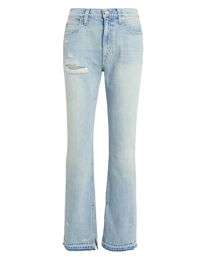 Shop Slvrlake Rider Split Hem Jeans  Light Blue Denim 29