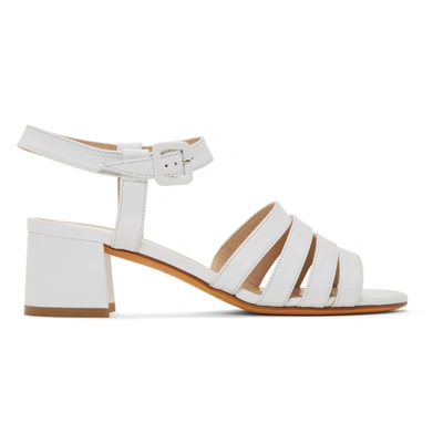 Shop Maryam Nassir Zadeh White Palma Low Sandals