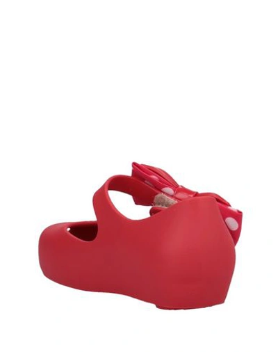 Shop Mini Melissa Sandals In Red
