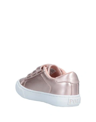 Shop Ralph Lauren Sneakers In Pink