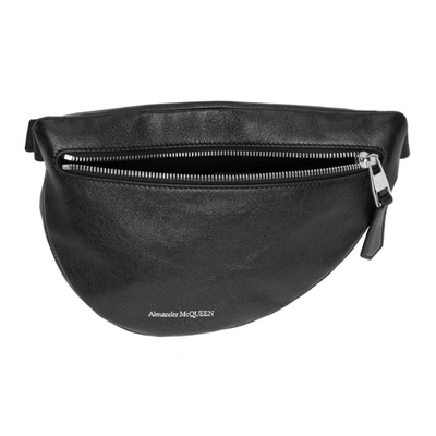 Shop Alexander Mcqueen Black Mini Bum Bag In 1000 Black