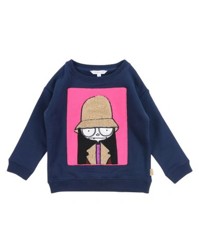 Shop Little Marc Jacobs Sweatshirt In Dark Blue