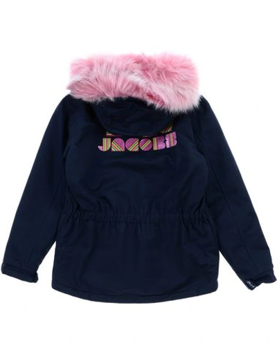 Shop Little Marc Jacobs Jacket In Dark Blue
