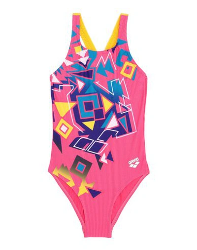 Shop Arena One-piece Swimsuits In Fuchsia