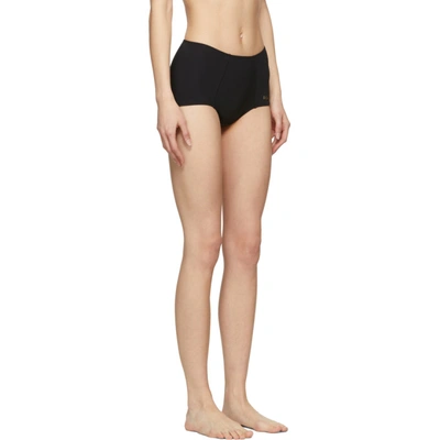 Shop Dolce & Gabbana Dolce And Gabbana Black High-waisted Bikini Bottoms In N0000 Black