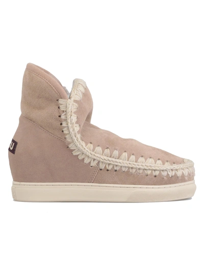 Shop Mou Inner Wedge Sneaker In Camel