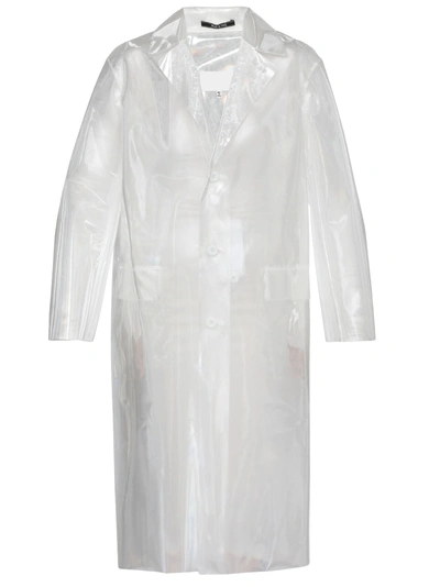 Shop Maison Margiela Sheer Plastic Raincoat In White