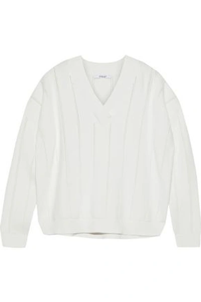 Shop Derek Lam 10 Crosby Woman Cotton Sweater White