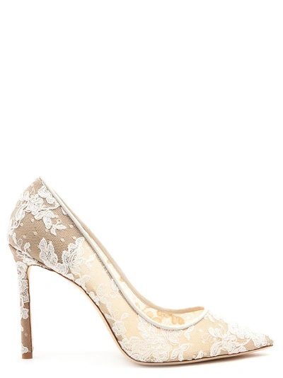 Shop Jimmy Choo Romy 100 Pumps In White