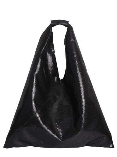 Shop Mm6 Maison Margiela Japanese Tote Bag In Black