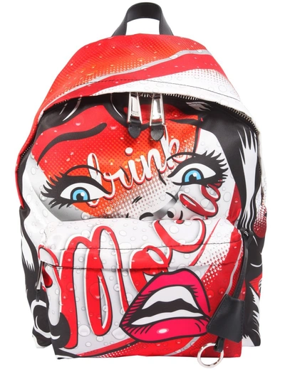 Shop Moschino Comic Backpack In Multi