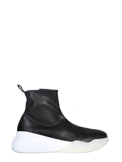 Shop Stella Mccartney Platform Sock Sneakers In Black