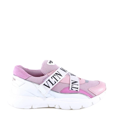 Shop Valentino Garavani Vltn Sneakers In Pink