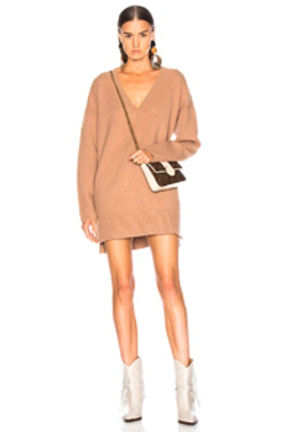 Shop Equipment Cortis Sweater Dress In Camel