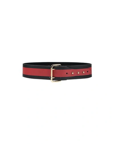 Shop B-low The Belt Woman Belt Red Size M Soft Leather